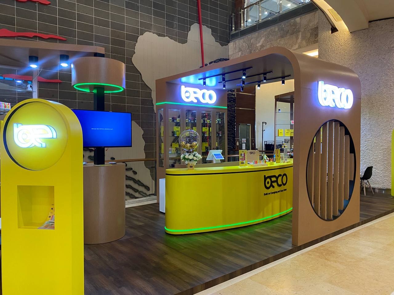 BECO store activation booth